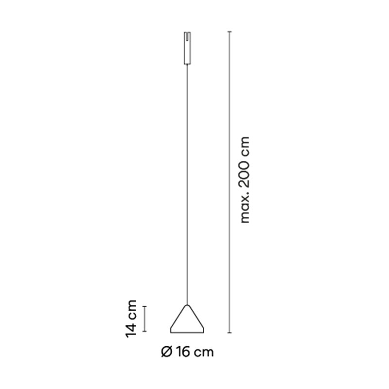 Vibia Bind Beige Pincer Ø 16 cm - 6576 Leuchte für Schienenbeleuchtung