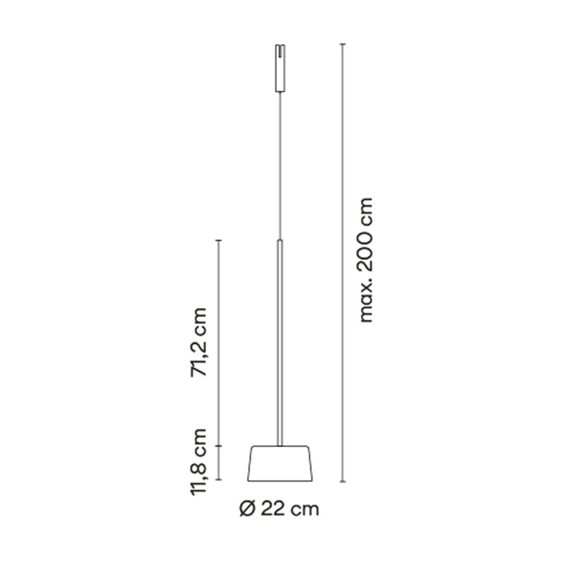 Vibia Bind Beige Pincer Ø 22 cm - 6591 Leuchte für Schienenbeleuchtung