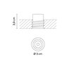 Vibia Bind solo Ø 3 cm Narrow - 6600 recessed spot