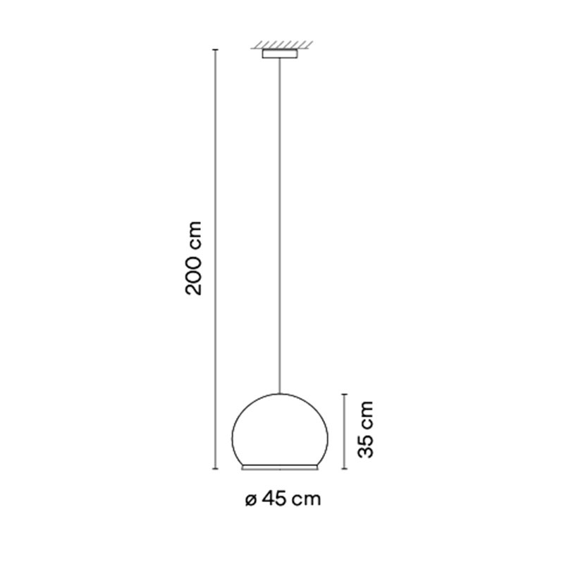 Vibia Knit ø 45 cm x 35 cm - 7460 Hängelampe