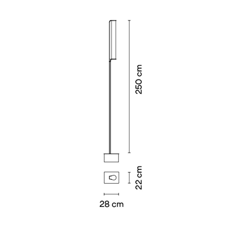 Vibia Class 1x LED - 2810 Pollerleuchte