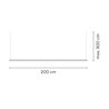 Vibia Circus Pendant Track 9 m x 200 cm - A371
