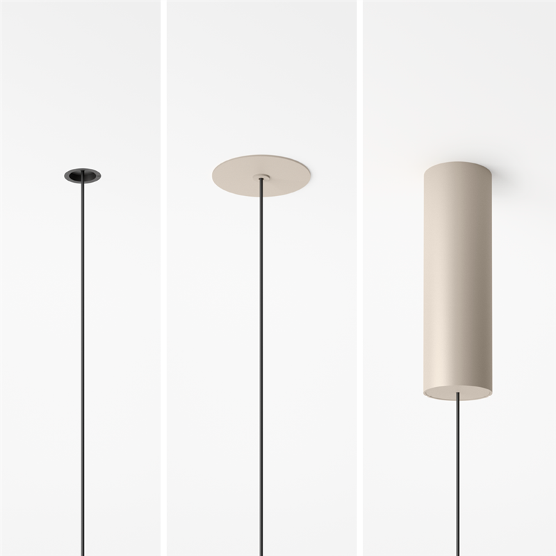 Vibia Bind driver for pendant track 48W Push Beige - A426