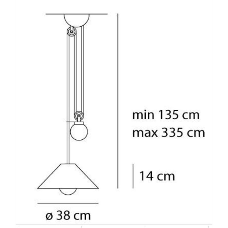 Artemide Aggregato structure Saliscendi