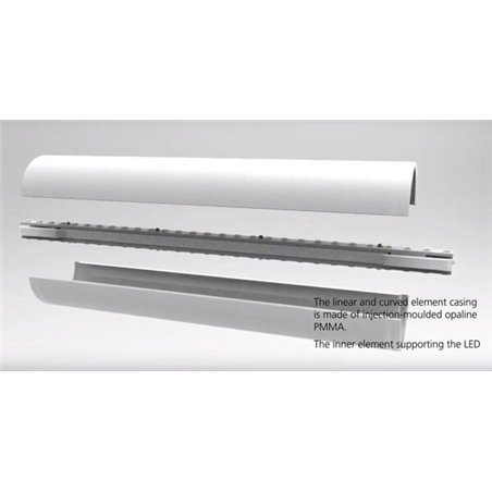 Artemide Alphabet Of Light Wall lamp "C" uppercase