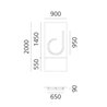 Artemide Alphabet Of Light Wall lamp "d" lowercase