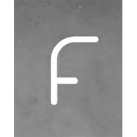 Artemide Alphabet Of Light Wall lamp "f" lowercase