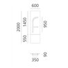 Artemide Alphabet Of Light Wall lamp "f" lowercase