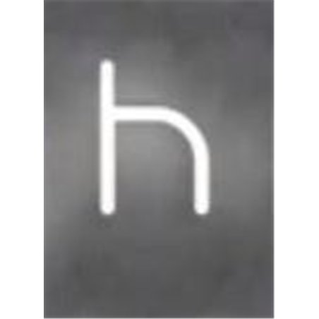 Artemide Alphabet Of Light Wall lamp "h" lowercase
