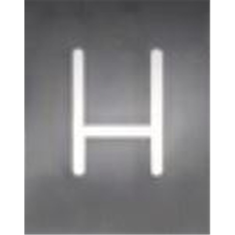 Artemide Alphabet Of Light Wall lamp "H" uppercase