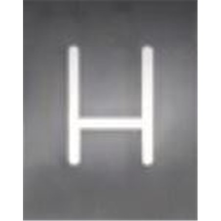 Artemide Alphabet Of Light Wall lamp "H" uppercase