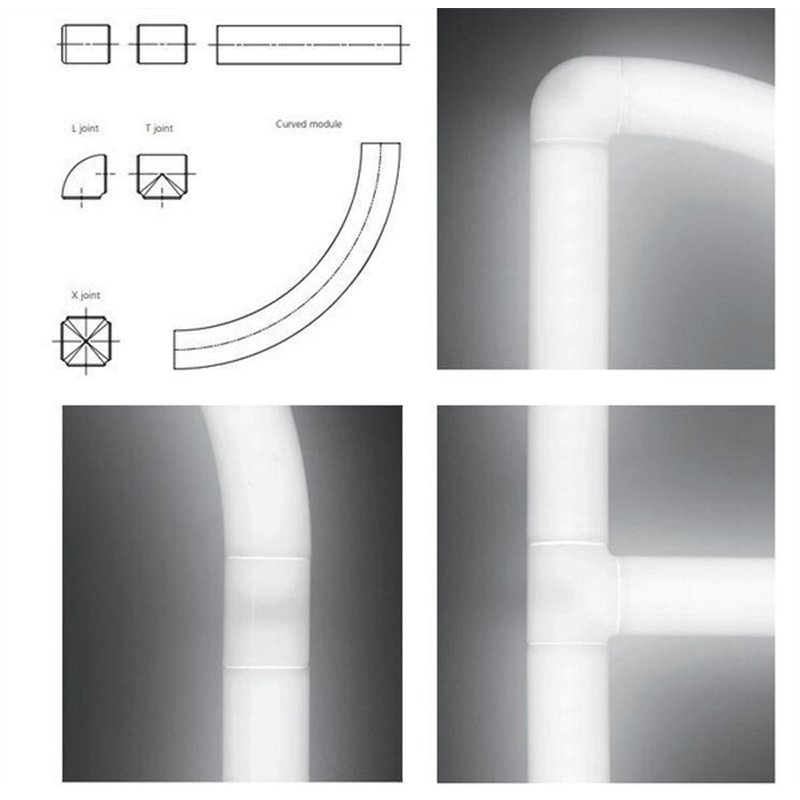 Artemide Alphabet Of Light Wall lamp "H" uppercase