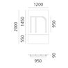 Artemide Alphabet Of Light Wall lamp "M" uppercase