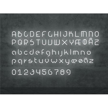 Artemide Alphabet Of Light Wall lamp "M" uppercase