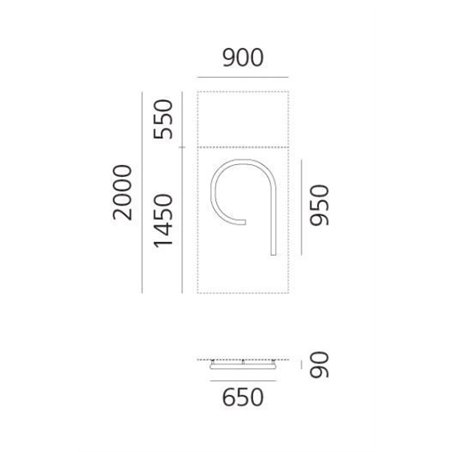 Artemide Alphabet Of Light Wall lamp "q" lowercase