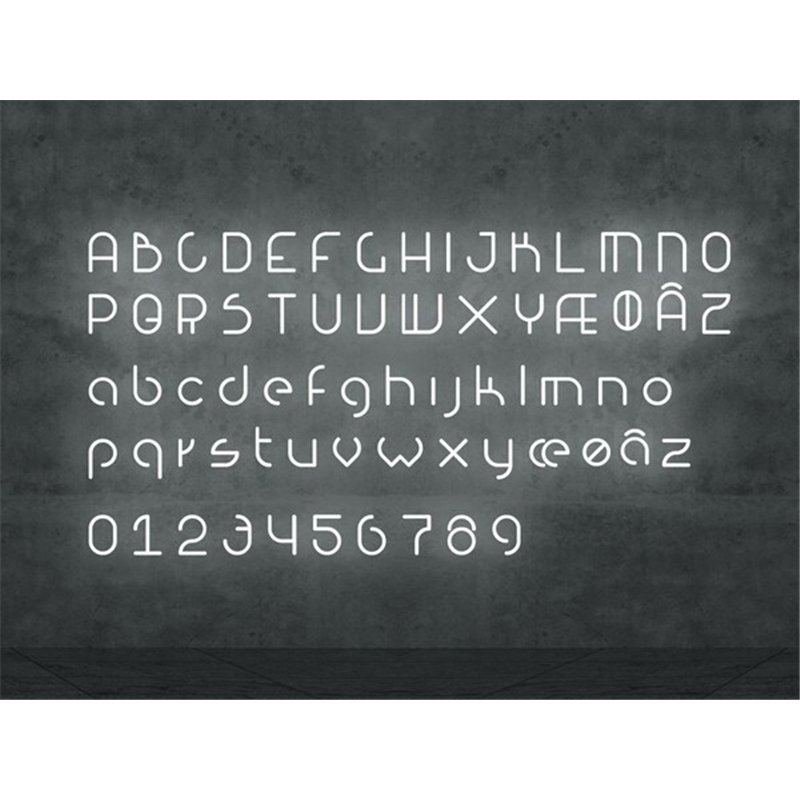 Artemide Alphabet Of Light Wall lamp "Q" uppercase