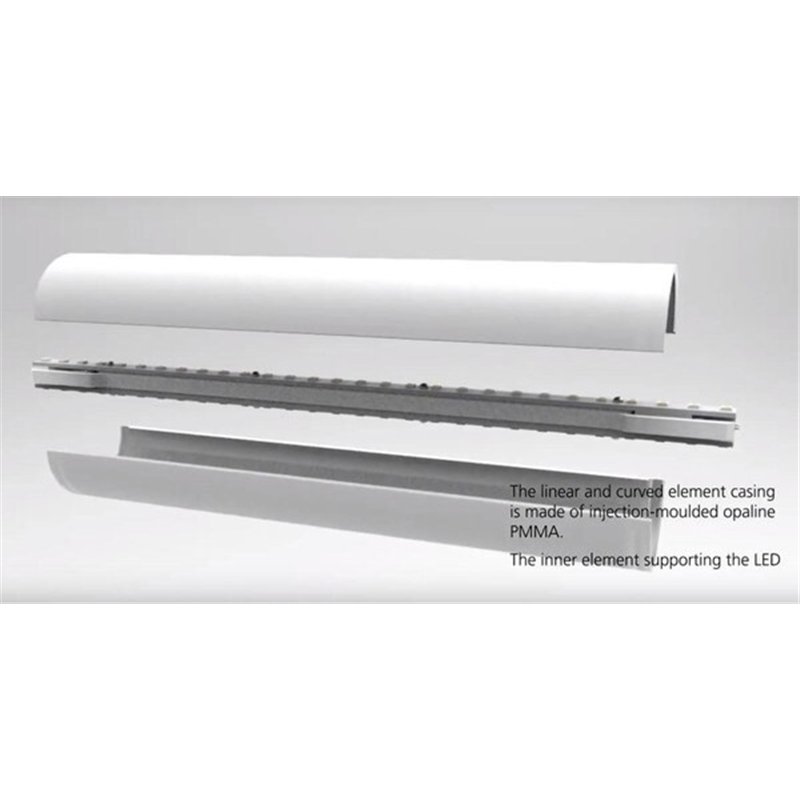 Artemide Alphabet Of Light Wall lamp "V" uppercase