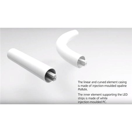 Artemide Alphabet Of Light Wall lamp "w" lowercase