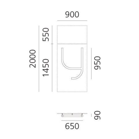Artemide Alphabet Of Light Wall lamp "y" lowercase