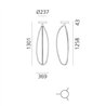 Artemide Arrival 130 ceiling lamp