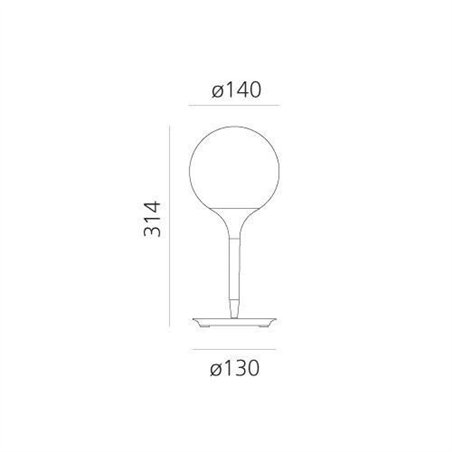 Artemide Castore 14 Table lamp