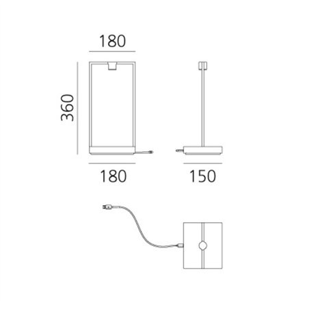 Artemide Curiosity 36 / FOCUS Table lamp