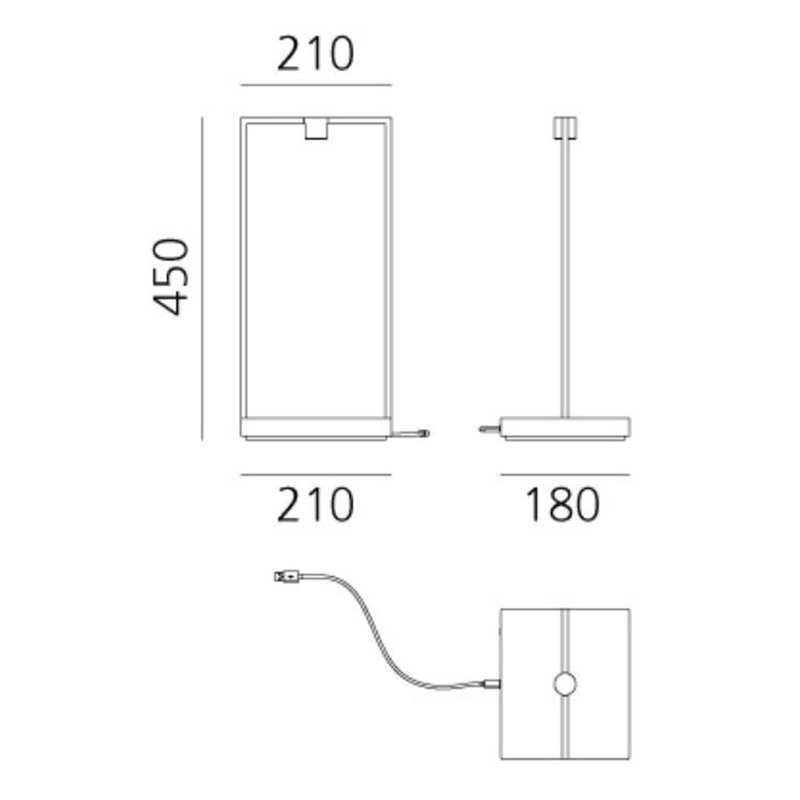 Artemide Curiosity 45 / FOCUS Table lamp