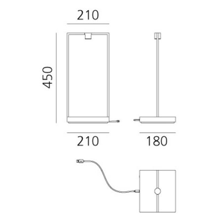 Artemide Curiosity 45 / FOCUS Table lamp