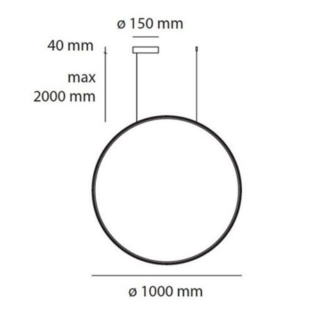Artemide Discovery Vertical 100 RGBW suspended lamp