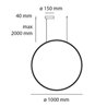 Artemide Discovery Vertical 100 TW suspended lamp