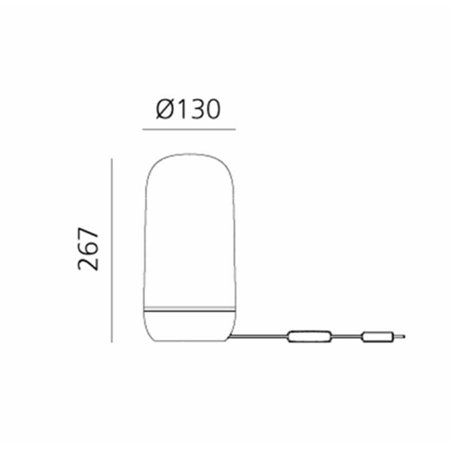 Artemide Gople Plug Table lamp