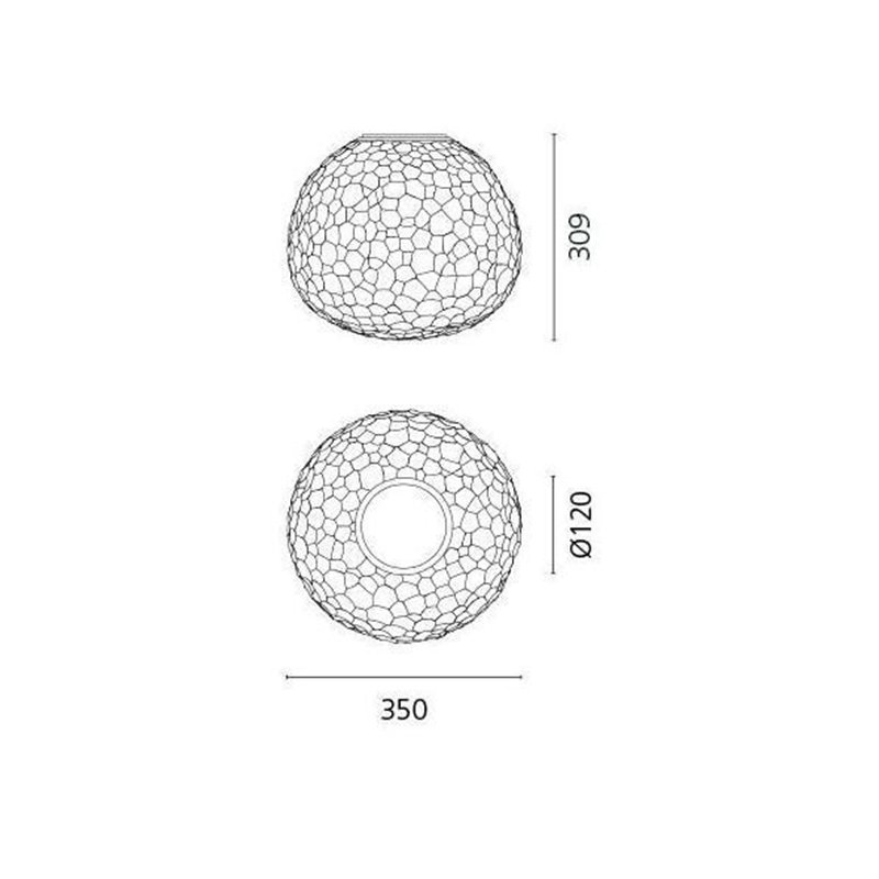 Artemide Meteorite 35 Wall lamp / ceiling lamp