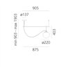Artemide nh S2 22 suspended lamp