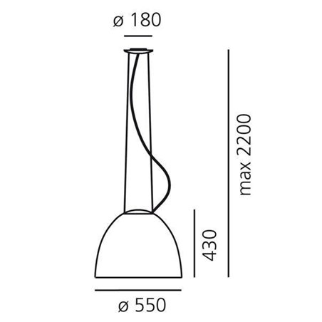 Artemide Nur Gloss suspended lamp