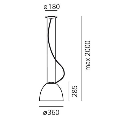 Artemide Nur Mini Gloss Led suspended lamp