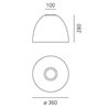 Artemide Nur Mini ceiling lamp