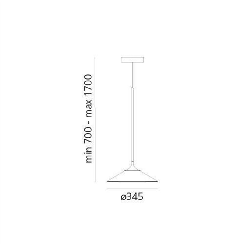 Artemide Orsa 35 suspended lamp