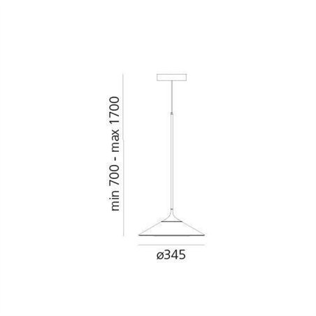 Artemide Orsa 35 suspended lamp