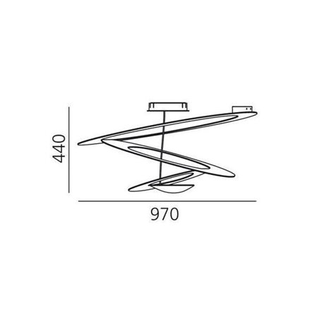 Artemide Pirce ceiling lamp