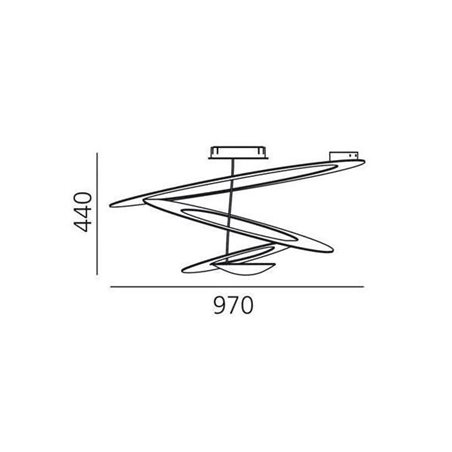 Artemide Pirce Led ceiling lamp