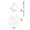 Artemide Pirce Mini suspended lamp