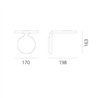 Artemide Rea 17 Wall lamp