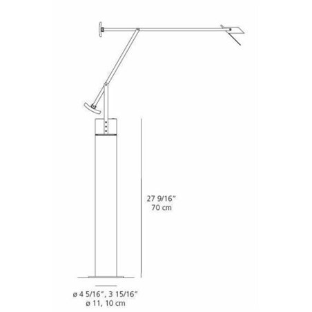 Artemide Tizio 35 Floor lamp Basis