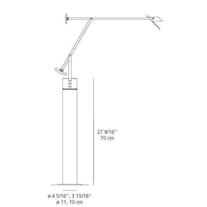 Artemide Tizio, Tizio Led Floor lamp Basis