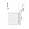 Artemide Altrove RGB Led DIR/IND - Suspension lamp