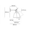 Artemide Tolomeo Diffusore 24 Wall Body