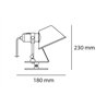Artemide Tolomeo Pinza