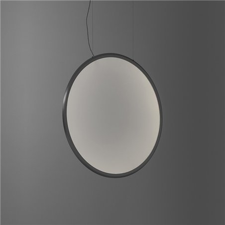 Artemide Discovery Vertical 70 White Violet Integralis Suspension suspension lamp