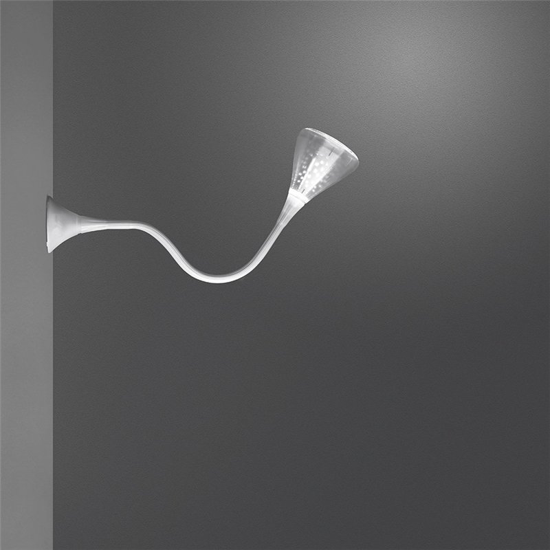 Artemide Pipe Led Wall/Ceiling White Integralis Ceiling lamp / Wall lamp