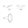Artemide Mesmeri R7s Wandlampe